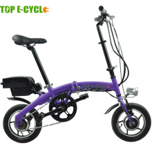 Top e-cycle fabriqué en chine mini vélo électrique pliant 250W
